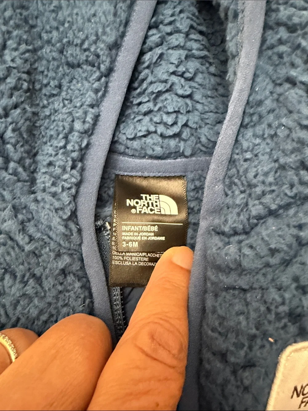 The North Face Toddler Sherpa Hooded One-Piece - Deep Blue
